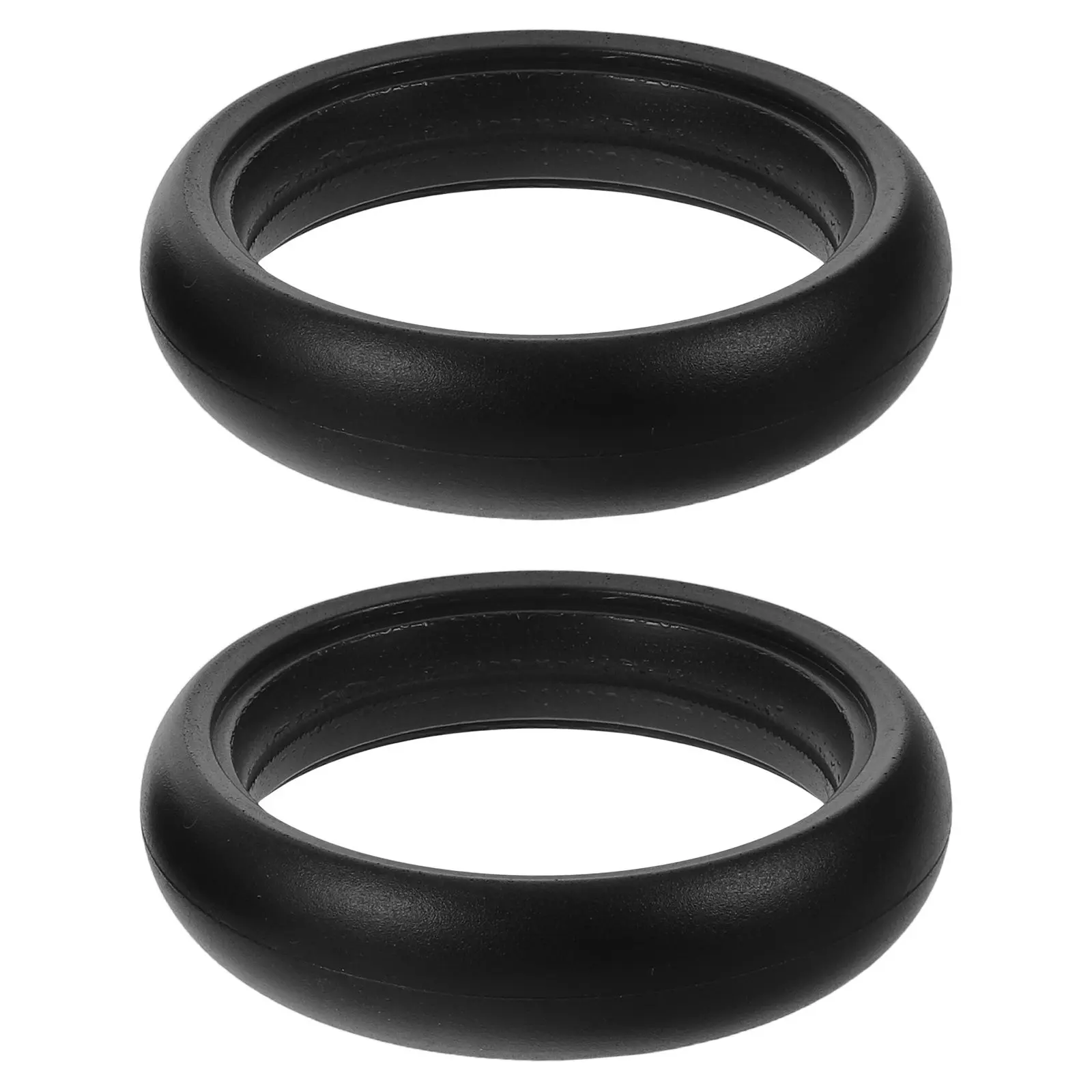 

5 Inch Smooth Stroller Rubber Tire Replacement Baby Pushchair Front Rear Wheels Universal Fit Infant Buggy Repair Maintenance
