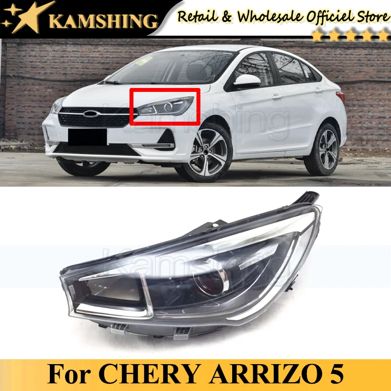 Kamshing For CHERY ARRIZO 5 headlight Front bumper head light lamp head lamp light headlamp