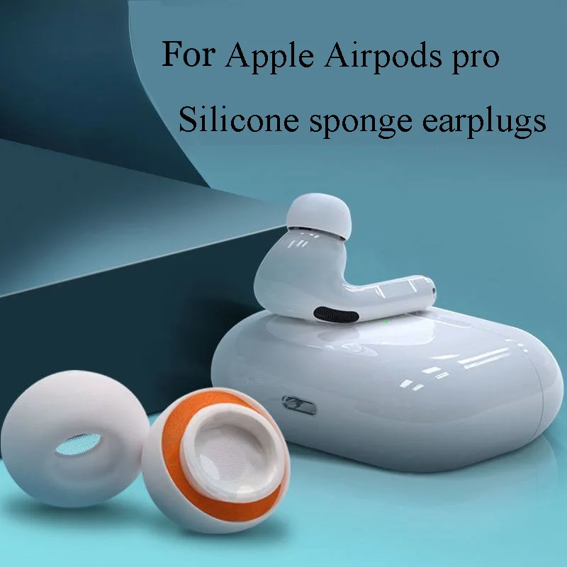 

Suitable For Airpods Pro Earbuds Sponge Earbuds Symbio Small Orange Sleeve Pro2 Silicone Sponge Ear Cap Protective Sleeve