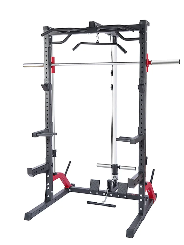 2026 Fitness Equipment Home Gym Body Building Multi Station Squat Rack Cross Over Trainer Machine All in One Smith Machine