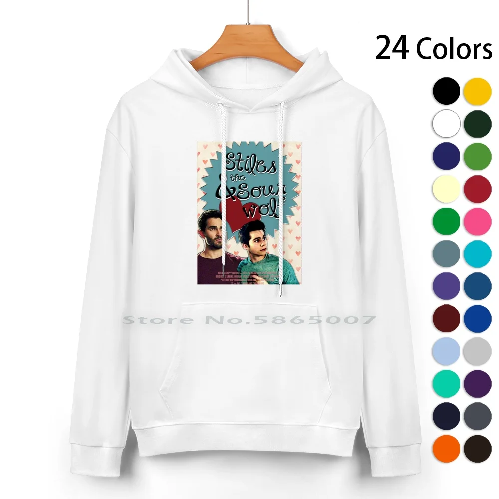 

Stiles & The Sour Wolf Pure Cotton Hoodie Sweater 24 Colors Sterek Teen Wolf Stiles Stilinski Biles Bilisnki Biles Bilinski And