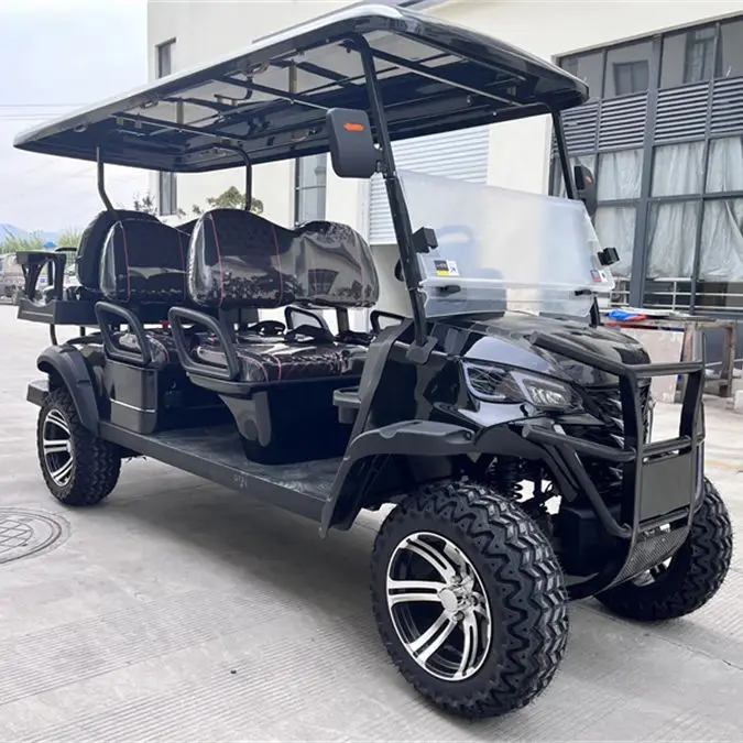 Electric Custom New Style Hunting Buggy Golf Car Lithium Battery New Energy 30% Climbing Capacity Vehicle Street Legal Golf Cart