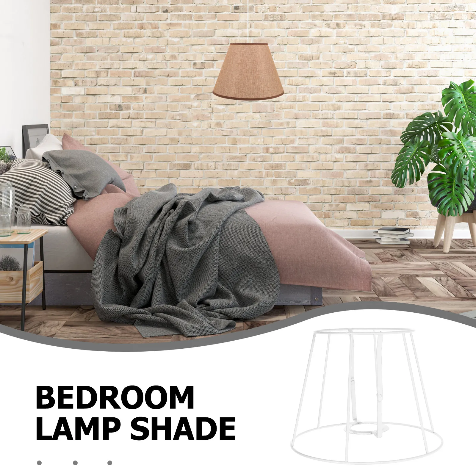 Wire Lampshade Frame Drum Rings Metal Round Wire Lamp Shade Rings Holder for DIY Table Floor Pendant Lamp Accessories