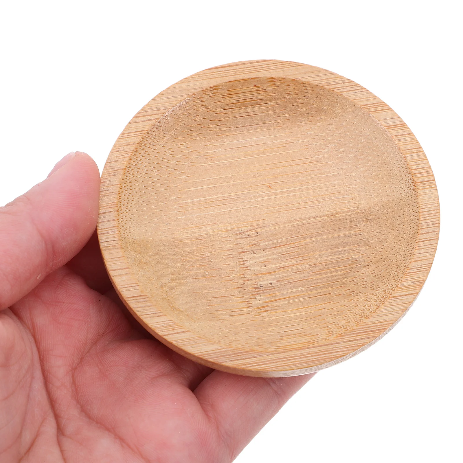 

4Pcs Bamboo Small Sauce Dish Set Japanese Style Snack Serving Bowls Dipping Plates Soy Sauce Small Bowls Dipping Bowl Plate