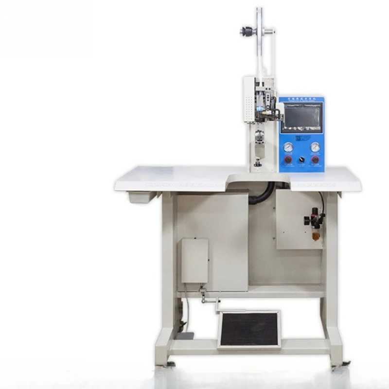 ماكينة خياطة ماكينة خياطة من القماش بالهواء الساخن، مكبس غراء الملابس الواقية للتحكم العددي #4