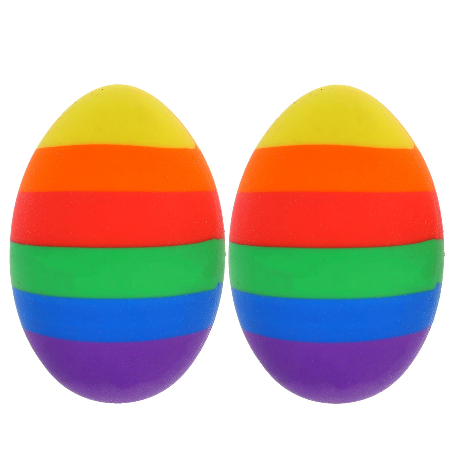 

2Pcs Easter Egg Erasers Mini Egg Shaped Rubber Erasers Kids Stationery Writing Correction School Classroom Easter Party Supplies