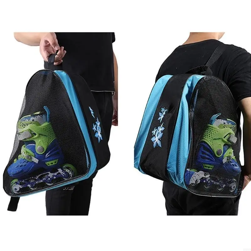 Roller Skates Bag with Handle Ice Skates Bag Multifunctional Shoulders Bag
