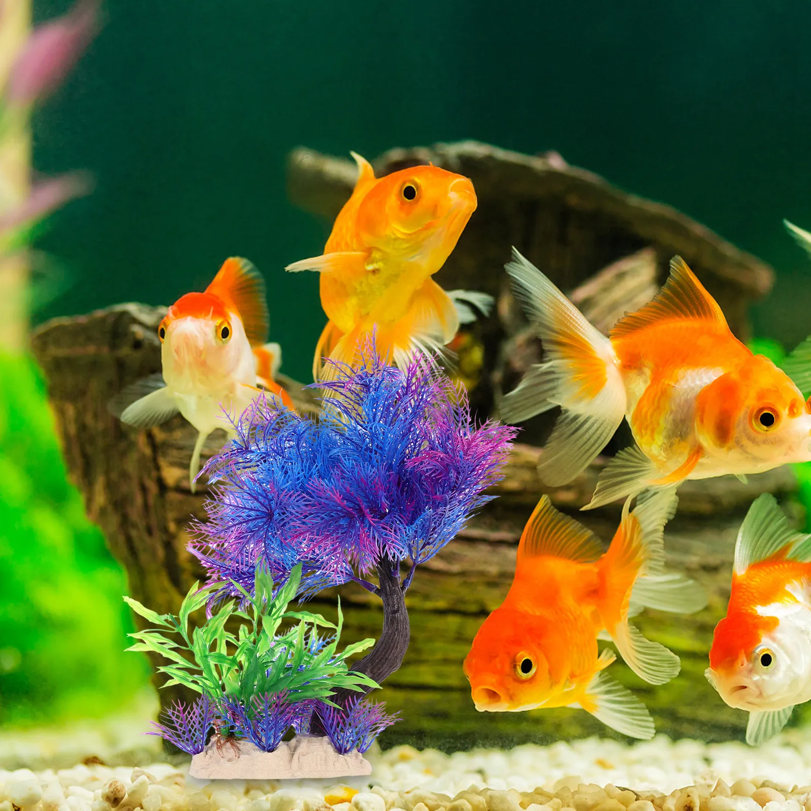 Hoogwaardig kunstmatig watergr - Non Planted Aquarium Fish recensie en prijs