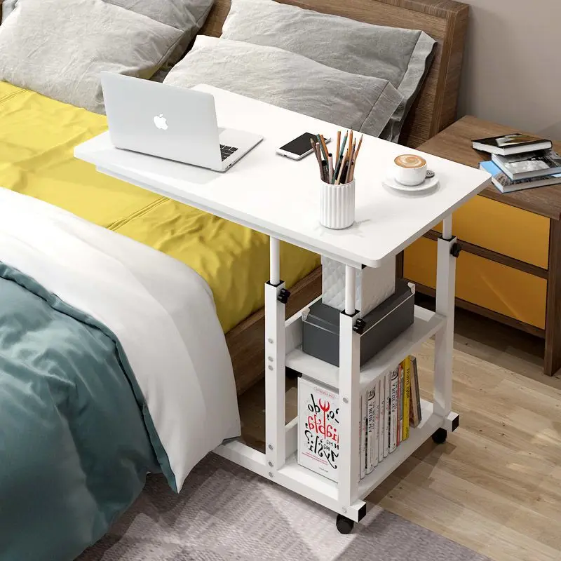 

Side bedside table removable home lift laptop computer table college student dormitory bed simple desk
