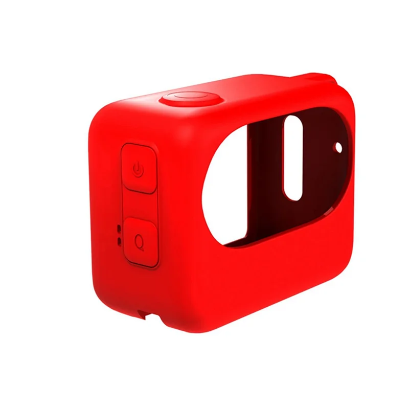 FULL-For Insta360 GO 3 親指カメラ充電ケース シリコン保護ケース 滑り止め 落下防止 多機能 レッド