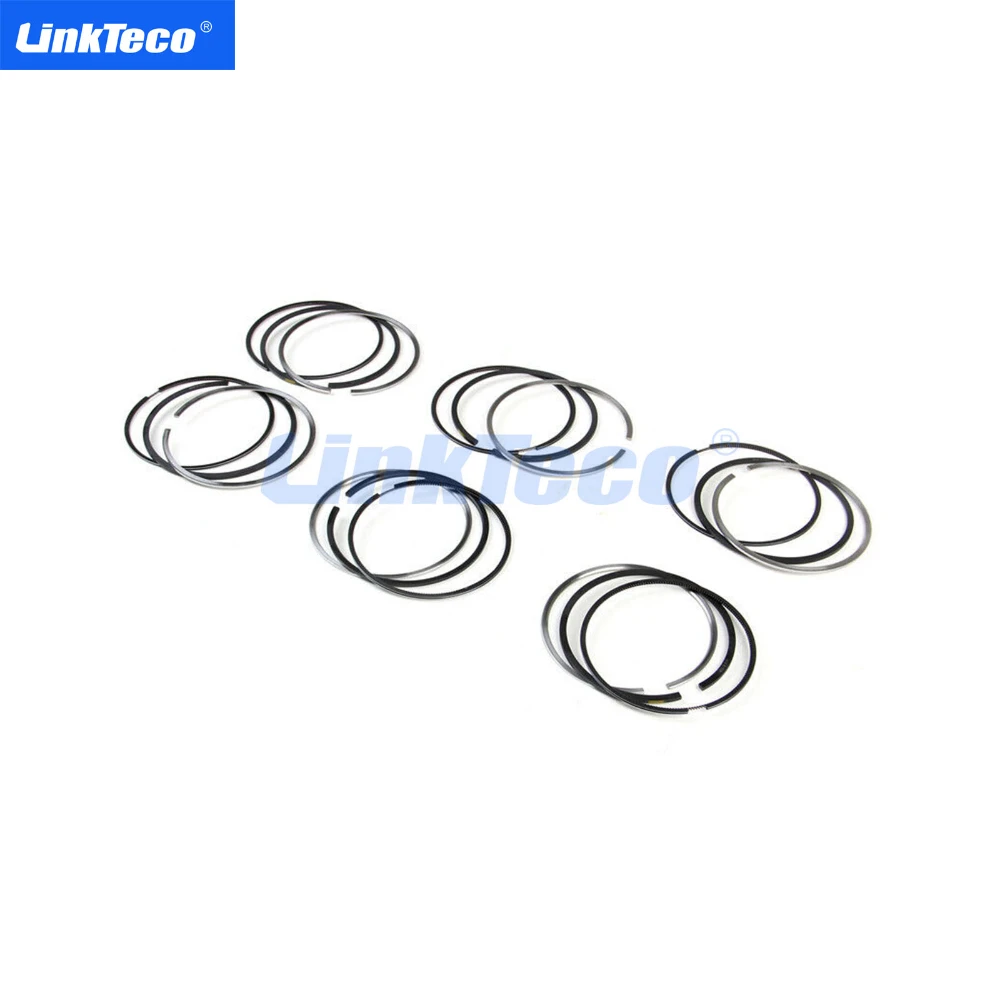 6PCS STD Auto Engine Parts Pistons & Rings Set Fit Kit 3.0 L T Gas v6 05-19 For AUDI A4 A5 A6 A7 A8 Q5 Q7 VW TOUAREG 3.0T 3.0L