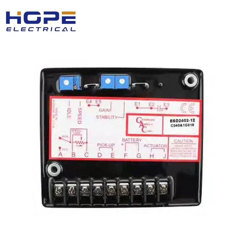 Original ESD2402 Diesel generator set controller ESD2402 Series Isochronous Controller with Light-Force 12/24 V DC