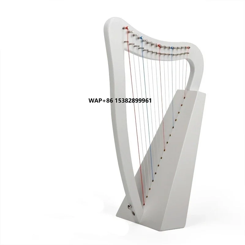 Factory Direct Sale Beginner Harp Irish Harp 15/19 String Portable Small Harp Beginner Instrument Half Tone Key