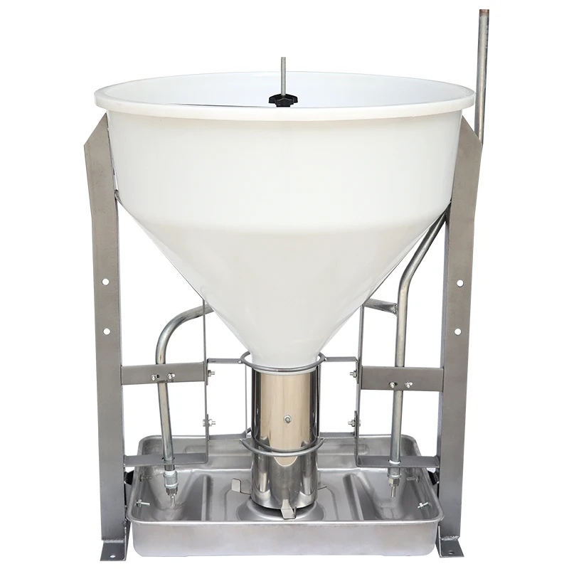 80kg Wet And Dry Pig Feeder Stainless Steel Pig Feed Trough Livestock Automatic Feeders For Pigs