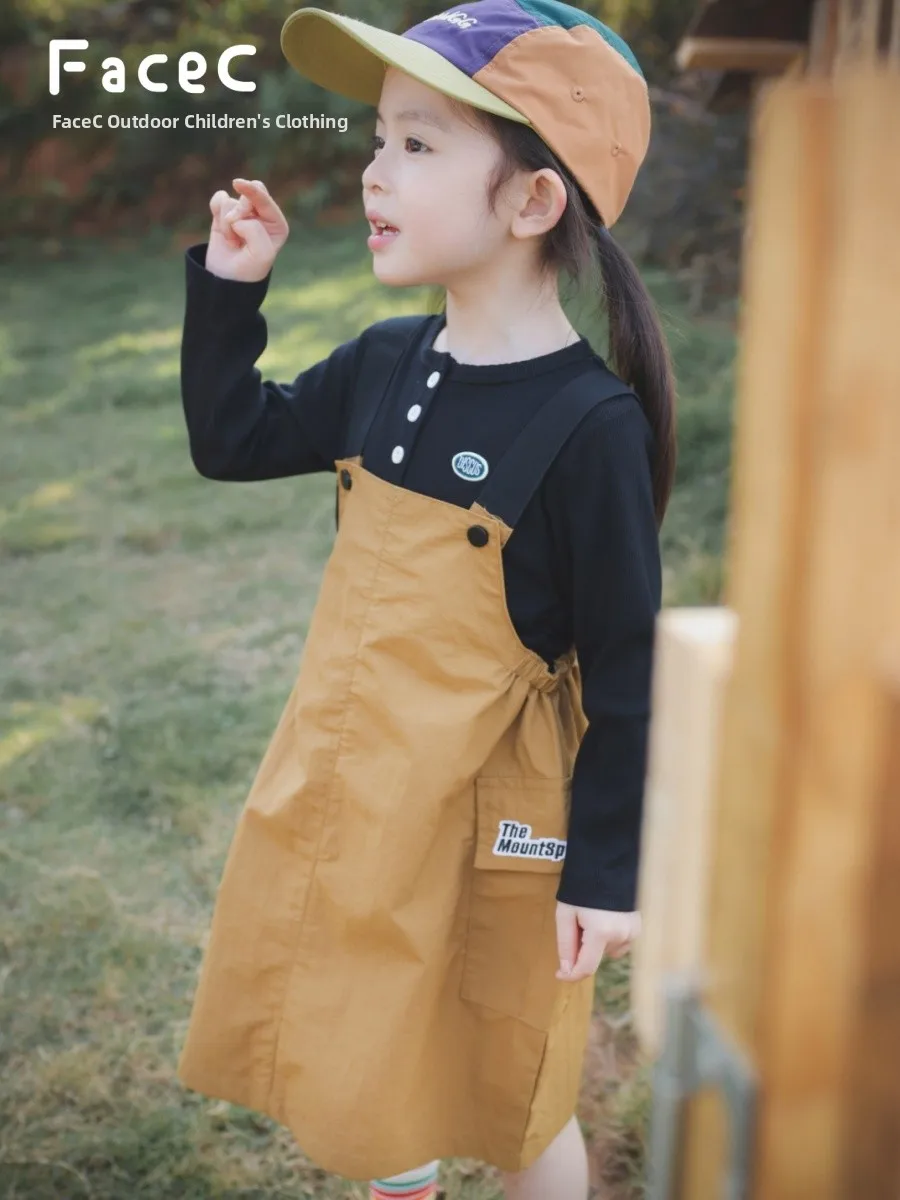 Comfortable Lightweight Outdoor Girls Skirt Small Face Clear 2026 Spring Autumn Mountain Series Functional Children's Clothing