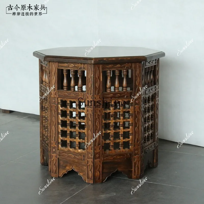 Style furniture corner few ST206 Moroccan style solid wood decoration simple and modern FT