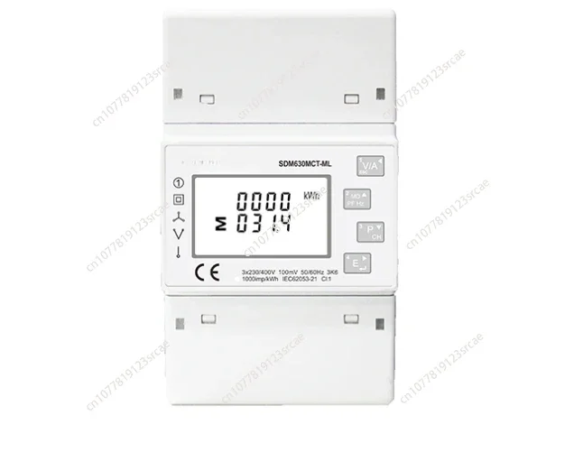 SDM630MCT-ML-TCP Ethernet Modbus TCP IP Input Power Analyzer, Multi function Din Rail Electricity Meter