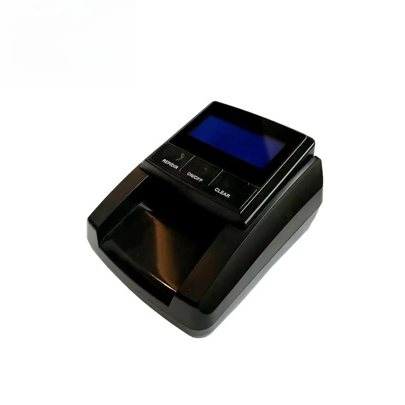 Portable  10W MAX Power Currency Detector White Light Plastic LCD Display No Infrared UV Sensors Optional Detector