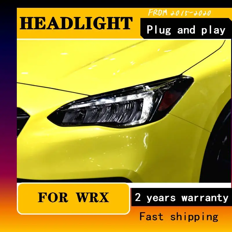 

Headlight Assembly For Subaru WRX (VA) 2015-2020 Full LED Light Source LED DRL LED Dynamic Turn Signal LED low beam Light