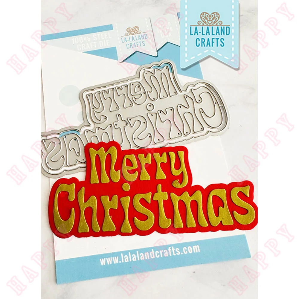 

2022 Merry Christmas Metal Cutting Dies Decoration Paper Craft Album Embossing Template Craftsmanship DIY Greeting Card Handmade