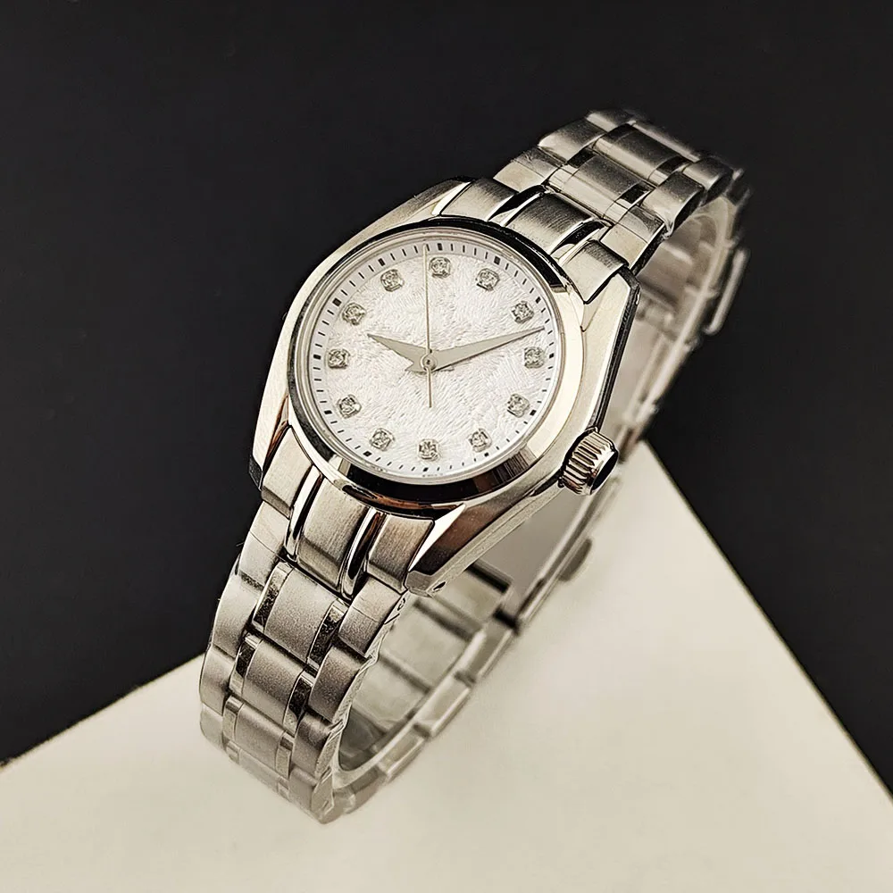 2026 NH05 Cherry Blossom Texture Dial 29.5mm Watch ladie's Stainless Steel Watch Customized Logo Accessories NH05 Movement view 2