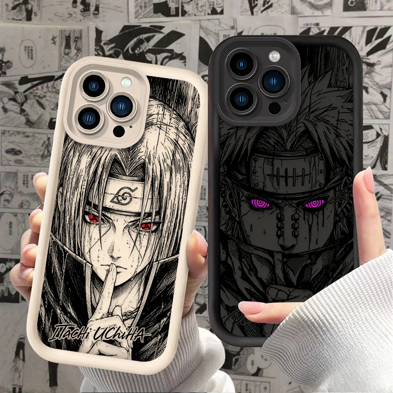Etui Anime Naruto Akatsuki Uchiha Itachi Pain na iPhone 17 Air 16 16E 15 14 13 12 11 Pro Max X XS X S Max XR…