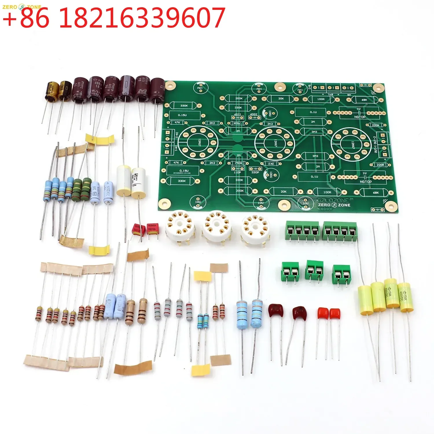HiFi 12AX7 Tube RIAA MM Phono Amplifier Board Base On EAR834 Amplifier Kit Amplifier PCB