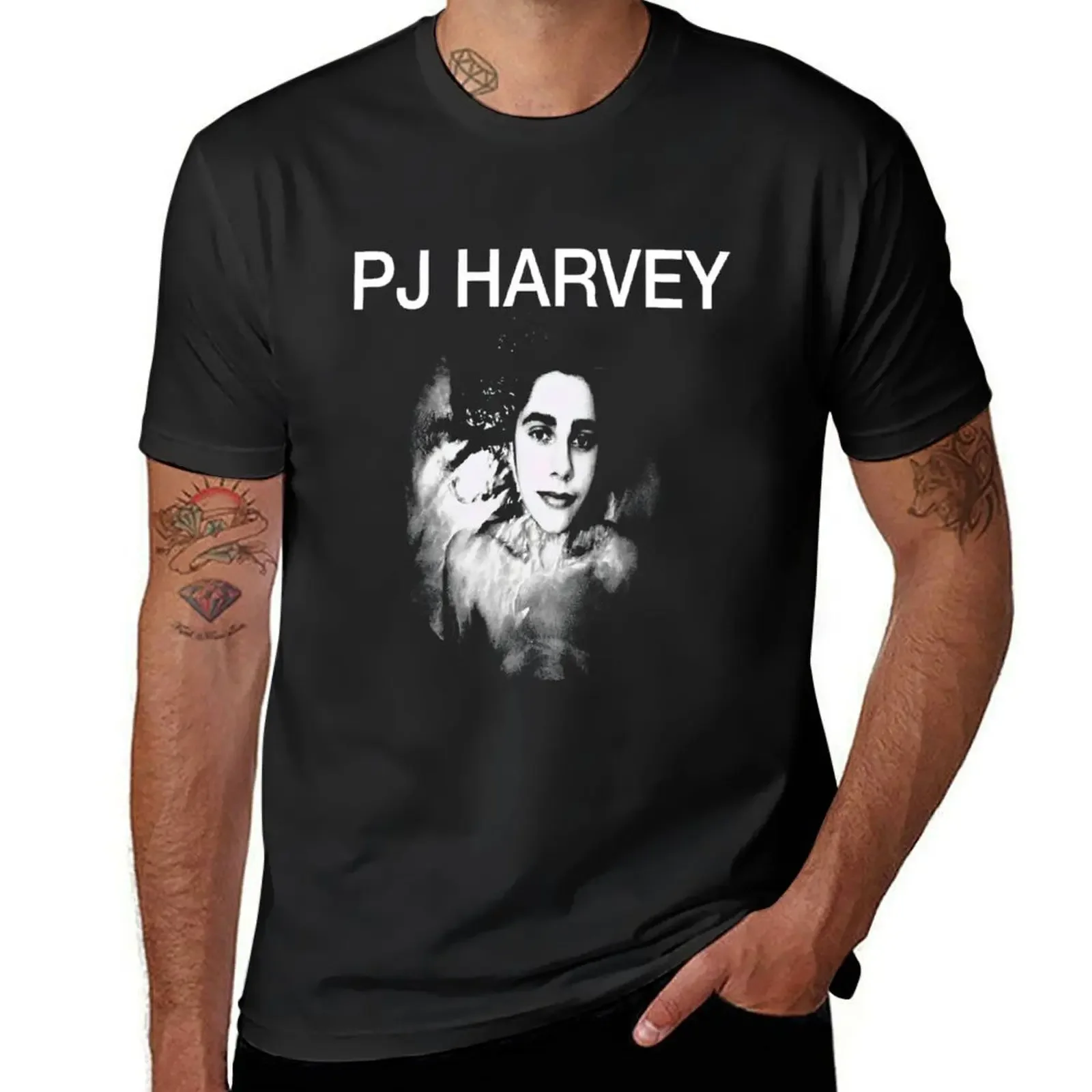 

PJ Harvey Vintage T-Shirt animal prinfor boys anime stuff slim fit t shirts for men