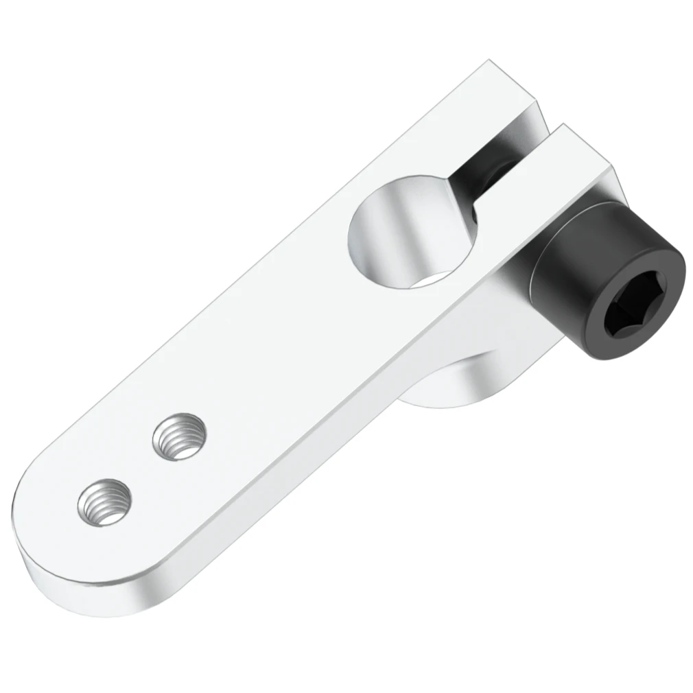 4mm/4.76mm CNC 알루미늄 서보 혼 - 메탄올/가솔린 RC 보트용 클램핑 스티어링 암(스로틀 로커 암)