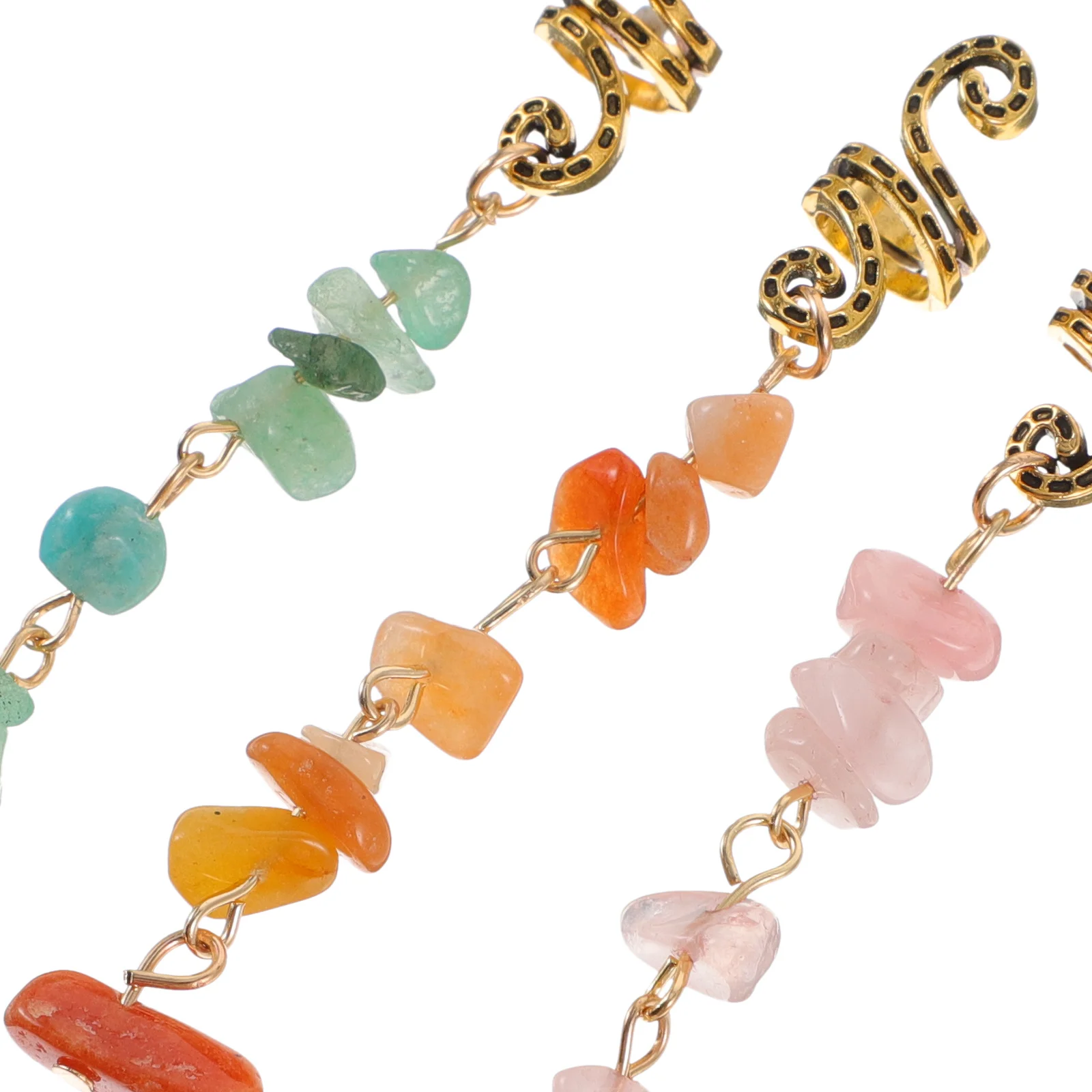 

6 шт., каменные бусины для дредов, плетеные украшения для волос, аксессуары, прочные стильные подвески для волос на каждый день, праздничный кулон с дредами