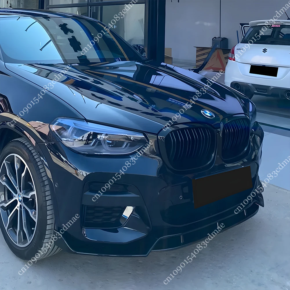 Front Bumper Splitter Lip For BMW X3 X4 G01 G02 30i 20i 25d M40i M40d M-Pack 2017 2018 2019-2021 Modified Bodykit Spoiler Tuning
