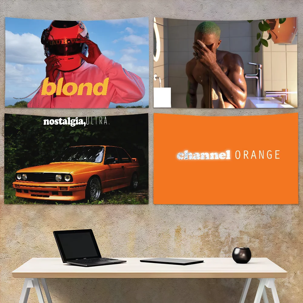 Singer F-Frank O-Ocean Blonde flag Decoration Art Picnic Party Home Hanging Camping Outdoor Party Banner