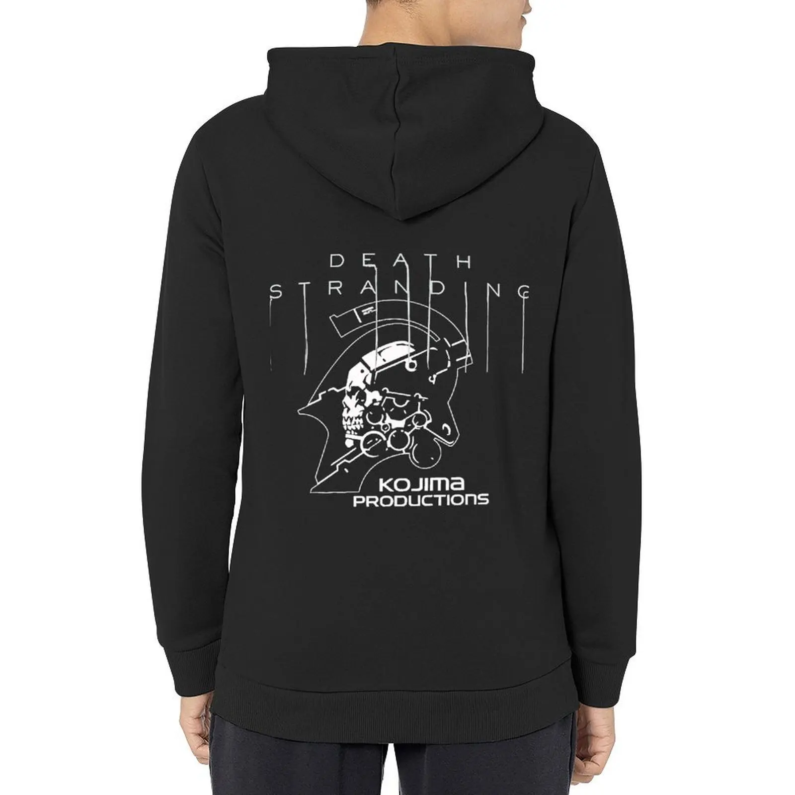 

Death Stranding - Logo Text and Kojima Hoodie men clothes men's sweat-shirt set men's clothing men's coat new hooded tee