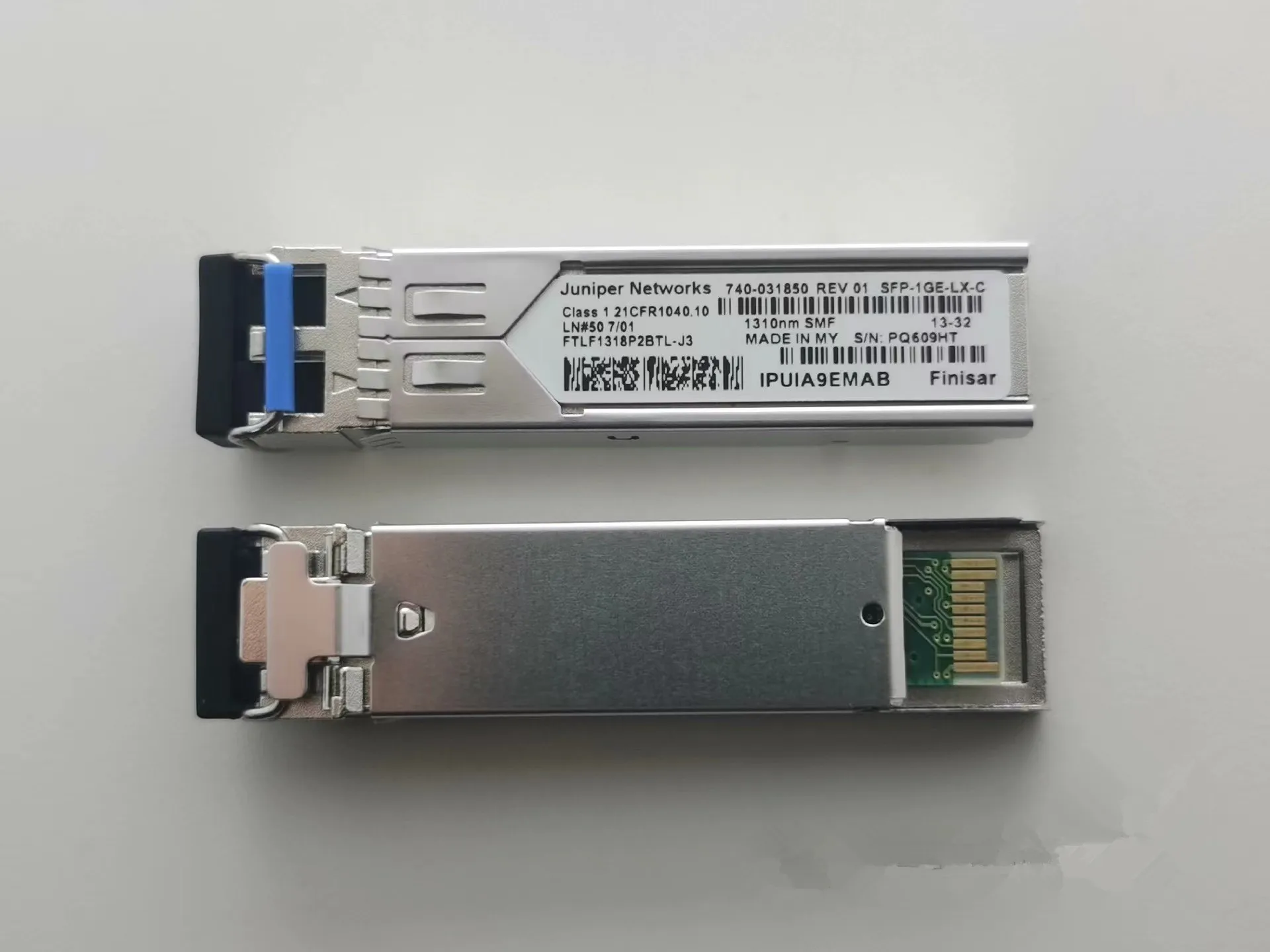 

Juniper Networks SFP Transceiver SFP-1GE-LX-C 740-031850 FTLF1318P2BTL-J3 1310NM 10KM 1GE Fiber Optical