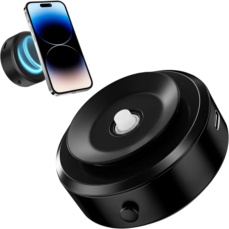 Electric Vacuum Magnetic Suction Car Phone Mount, Strong Suction For Car Kitchen Mirro Gym Bath Shower & All Smooth Surface