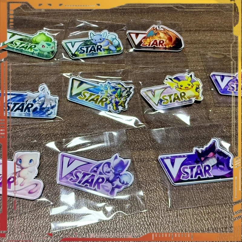 

DIY Ptcg Vstar Plate Indicator Props Board Games Squirtle Quaxly Sprigatito Fuecoco Anime Characters Game Props Toys Gifts