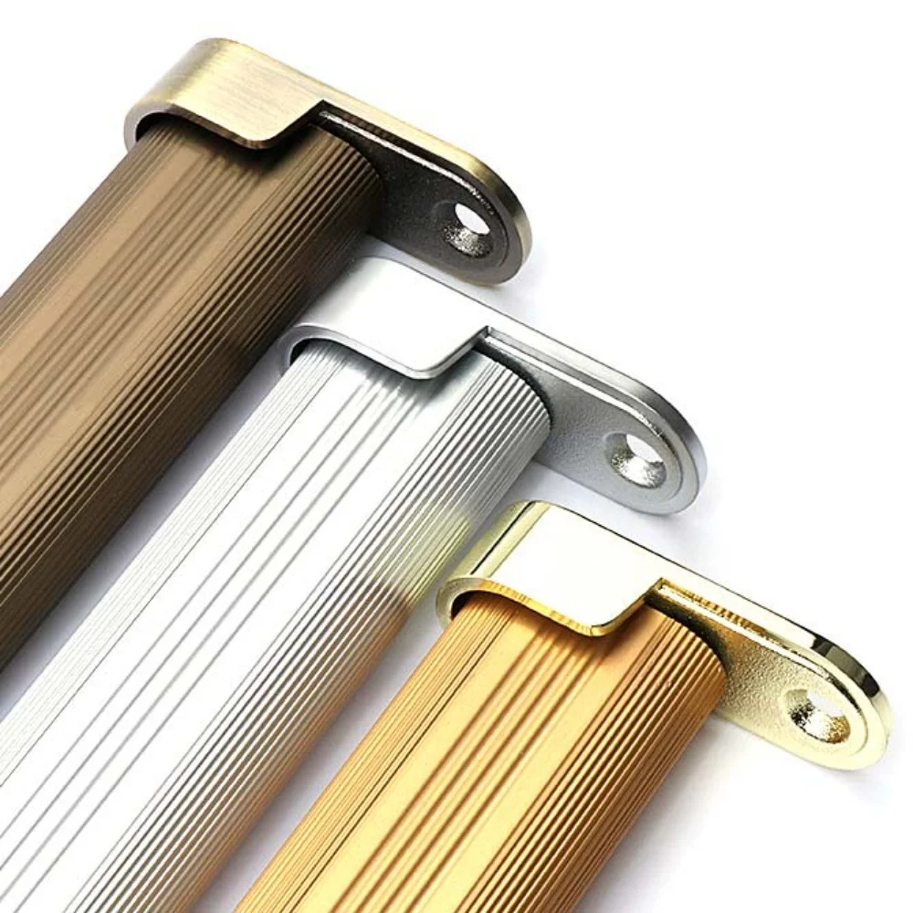 2/4/6Pcs Oval Closet Rod Bracket 16mm Wardrobe Clothes Tube Support U shaped Flange Thickening Clothes Hanging Rod Holders