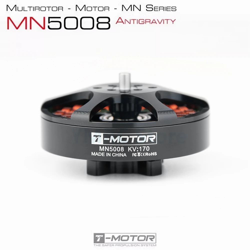 

T-MOTOR Antigravity MN5008 KV170 KV340 KV400 Brushless Motor Light & Efficient 6-12S 4.2KG Max Trust P17x5.8 / P18x6.1" PROP