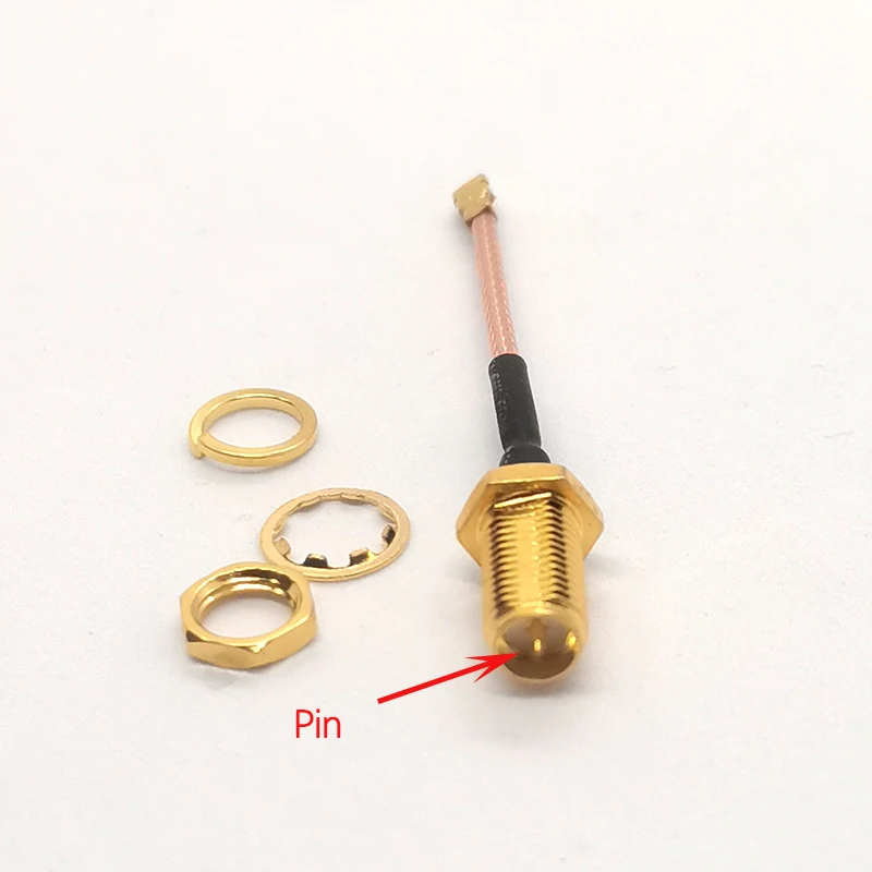 1PCS IPX1 SMA to IPX-1 Pigtail Jumper RP SMA Male Female to U.fl IPX RG178 1.13 Cable Socket Connectors PCB Antenna Socket Jack