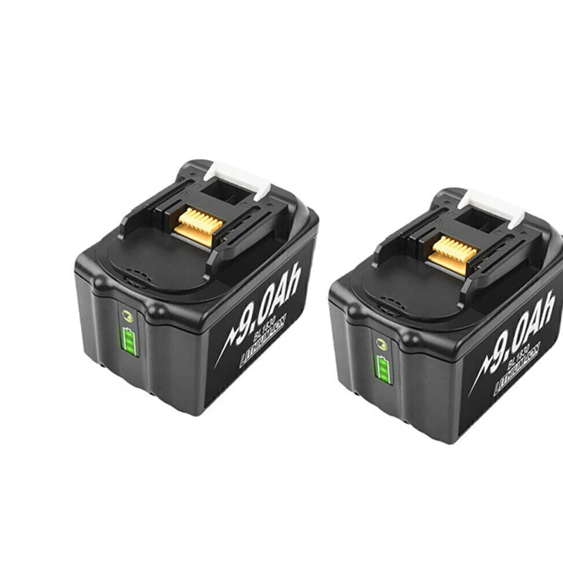 2 ~ 10 stks 18 V batterij voor Makita 18 VOLT 6.0Ah 9.0Ah LXT Lithium-ion BL1830 BL1815 BL1850 Draadloze tool Batterij LED Brandstofmeter