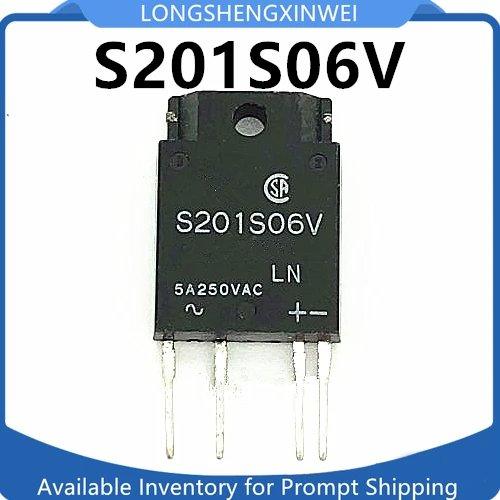 1PCS New S201S06V Original Solid-state Relay with ZIP-4 Pin 5A 250VAC in Stock