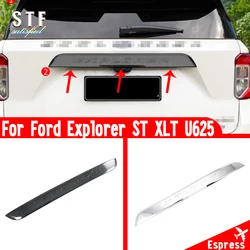 ABS Rear Trunk Lid Cover Trim For Ford Explorer ST XLT U625 2020 2021 2022 2023  Car Accessories Stickers