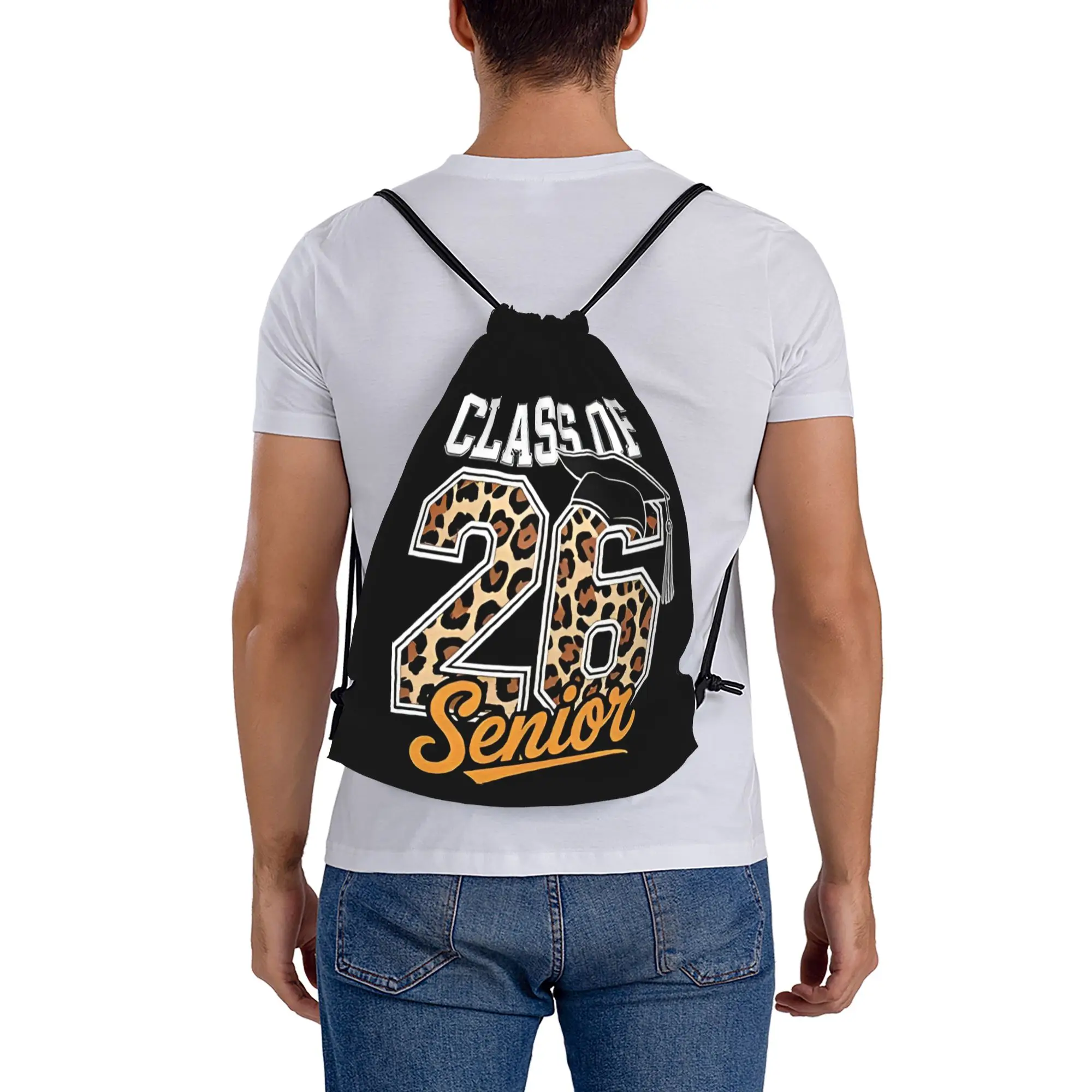 Back To School Class Of 2026 Graduation Gifts Graduation in 2026 Portable Sports Riding Backpack Gym Shoes Drawstring Bags