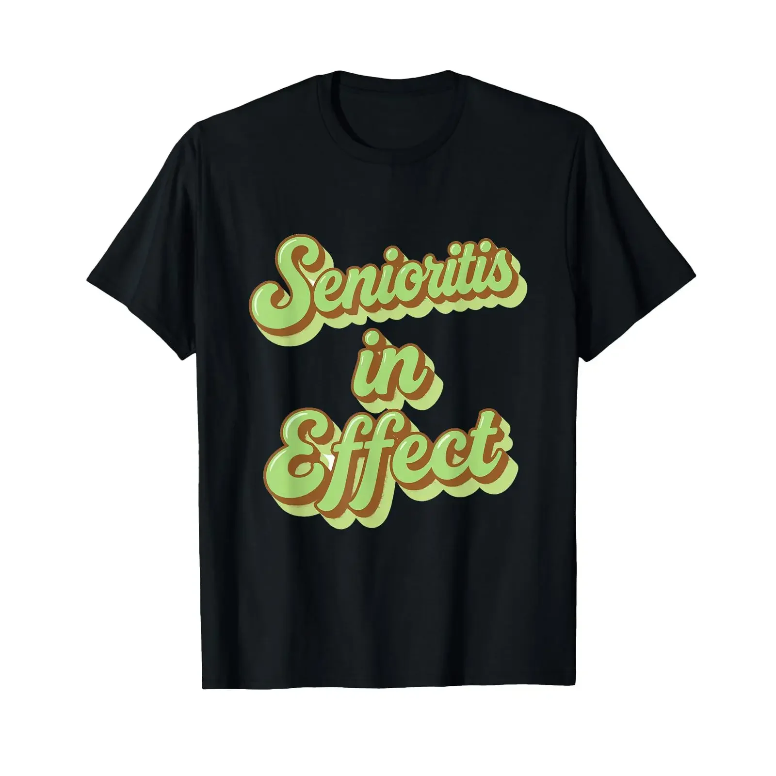 Funny Senior Citizens in Effect Humorous T Shirt vintage Washed Comfortable streetwear fashion Slightly Stretched Casual