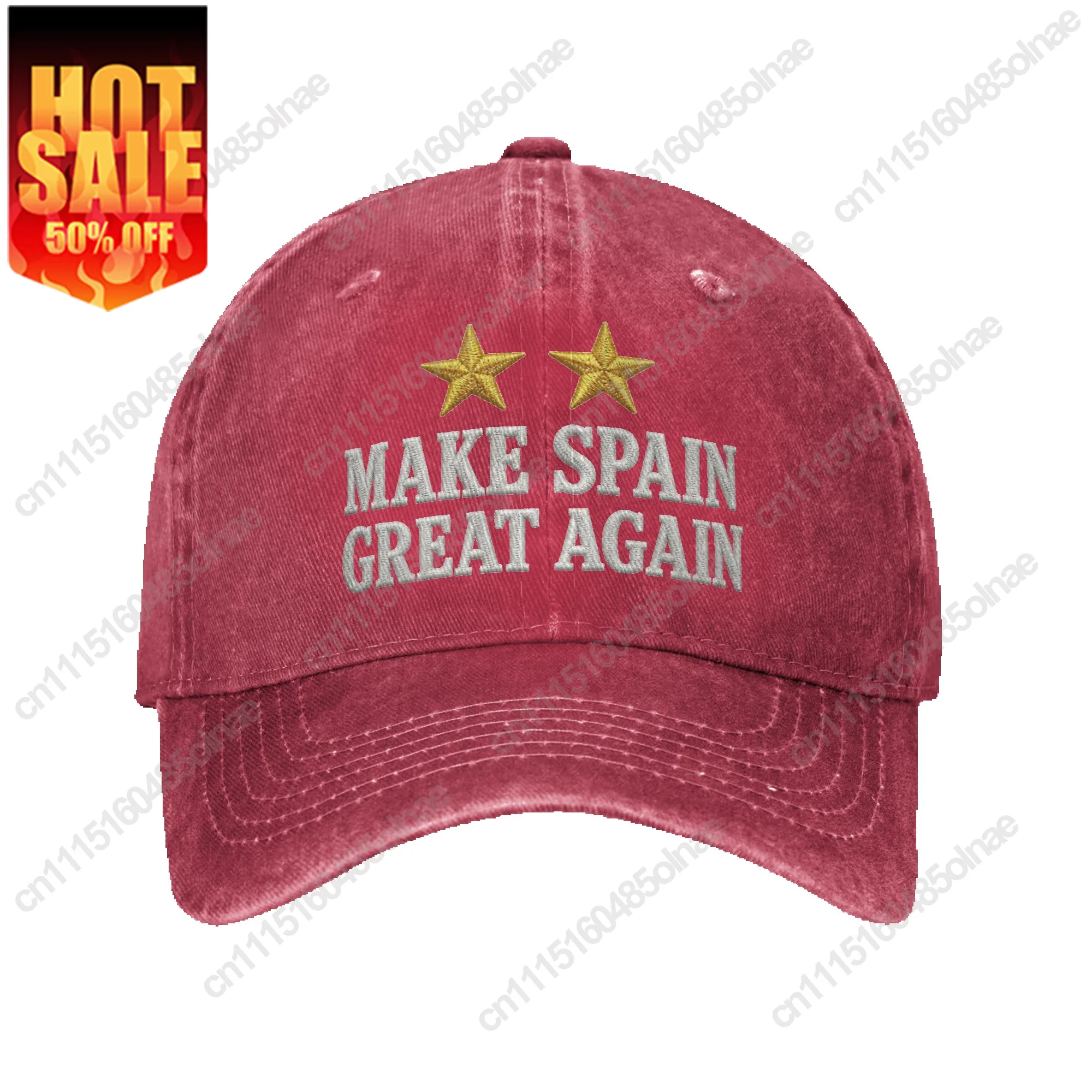 Unisex Make Spain Great Again Cap Accessories Baseball Caps Vintage Trucker Hats Adjustable
