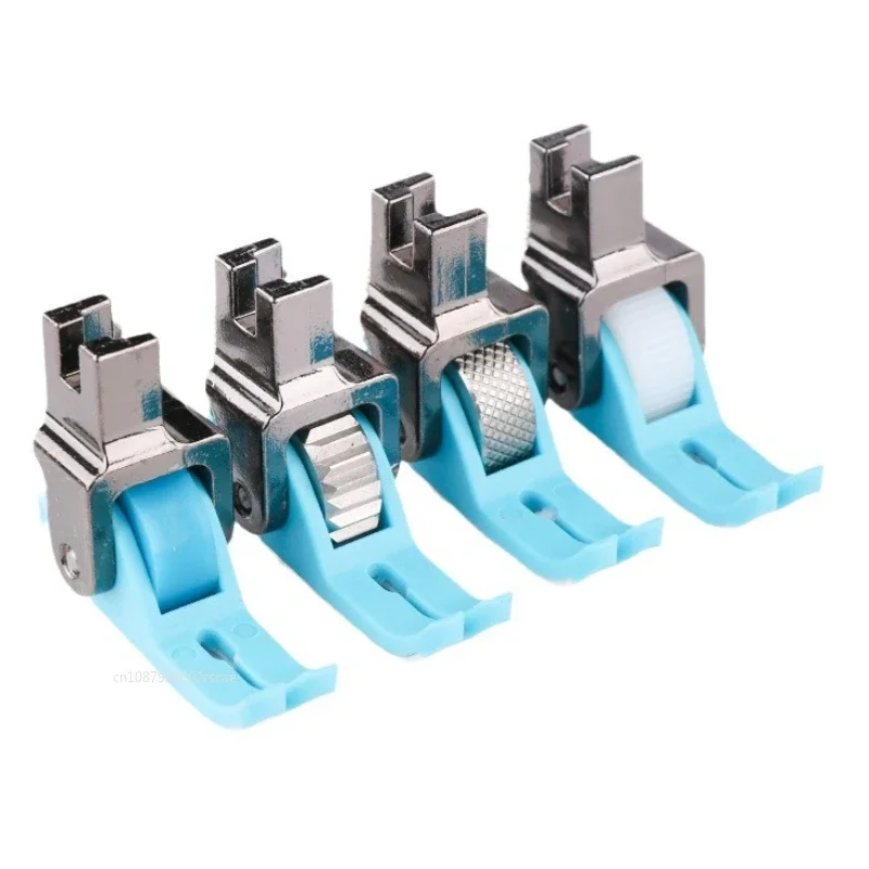 New Style Narrow Roller Presser Foot for Singer Brother Juki Industrial Single Needle Lockstitch Sewing Machine Accessories