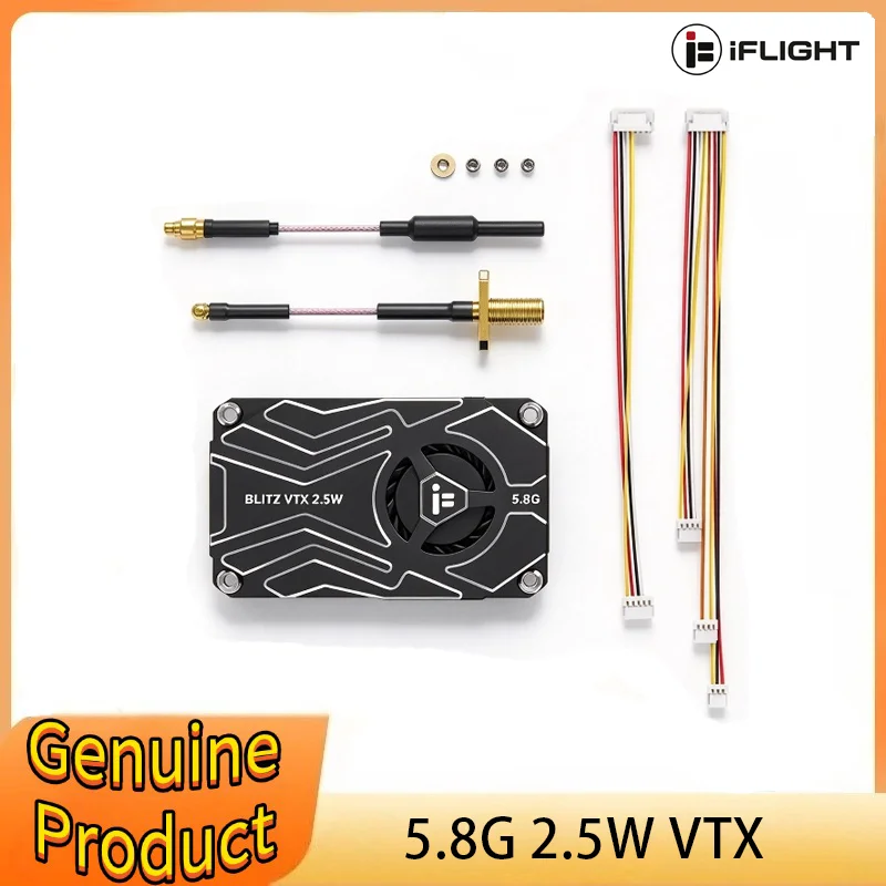 IFlight BLITZ Whoop 5.8Ghz 40CH 2.5W 2-8S VTX Built-in Microphone MMCX Interface IRC Tramp for FPV Drone