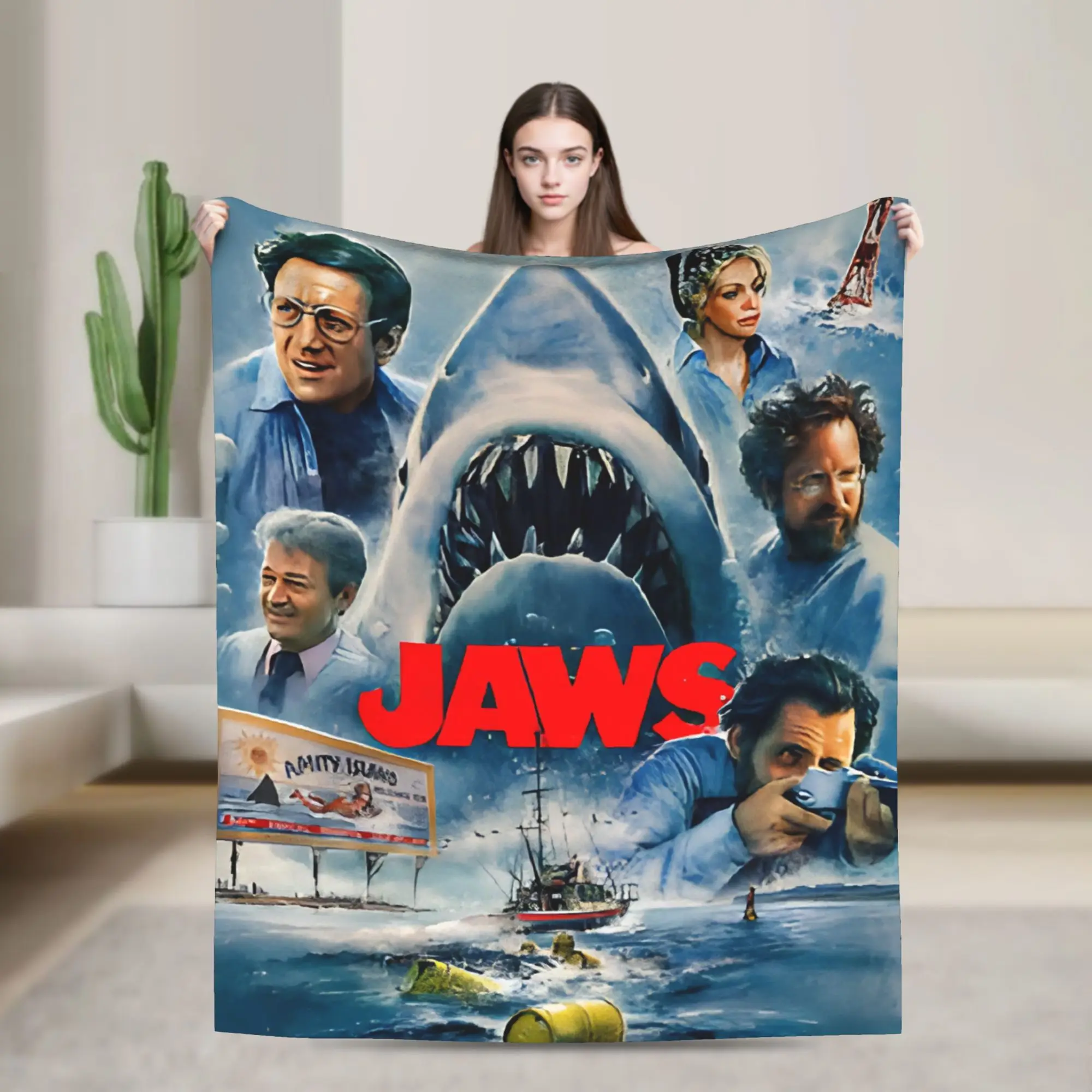 Jaws Shark Blanket … - image