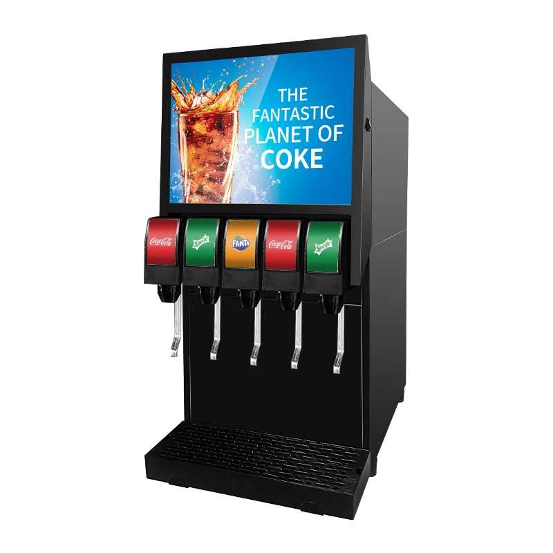 يوان يين بوست مزيج موزع المشروبات الغازية 3 نكهات الصودا نافورة آلة الكولا صنع وظيفة التبريد #2