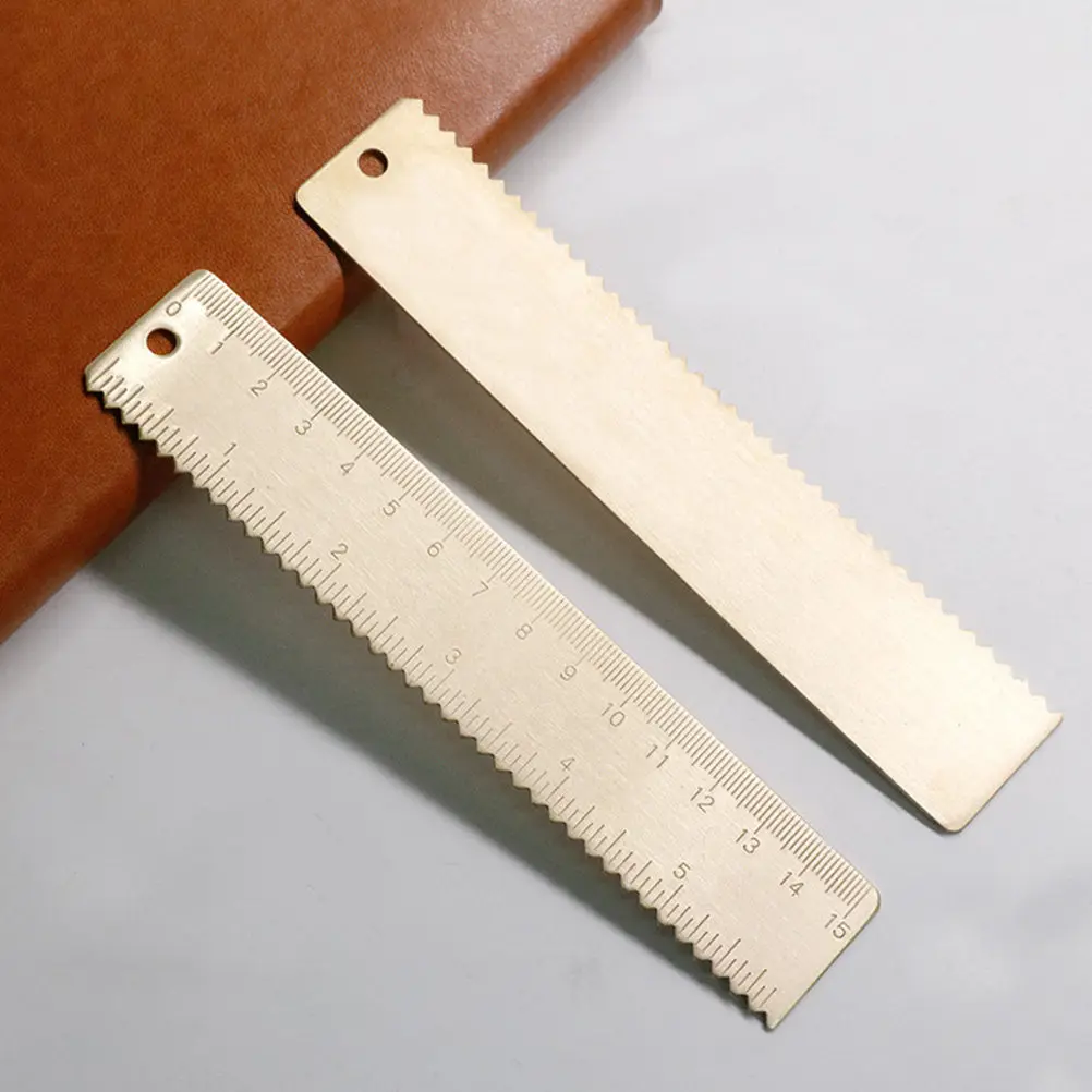 1-peca-de-regua-reta-de-latao-resistente-design-simples-e-elegante-calibracao-precisa-ferramenta-de-medicao-multifuncional-para-estudantes-e-professores
